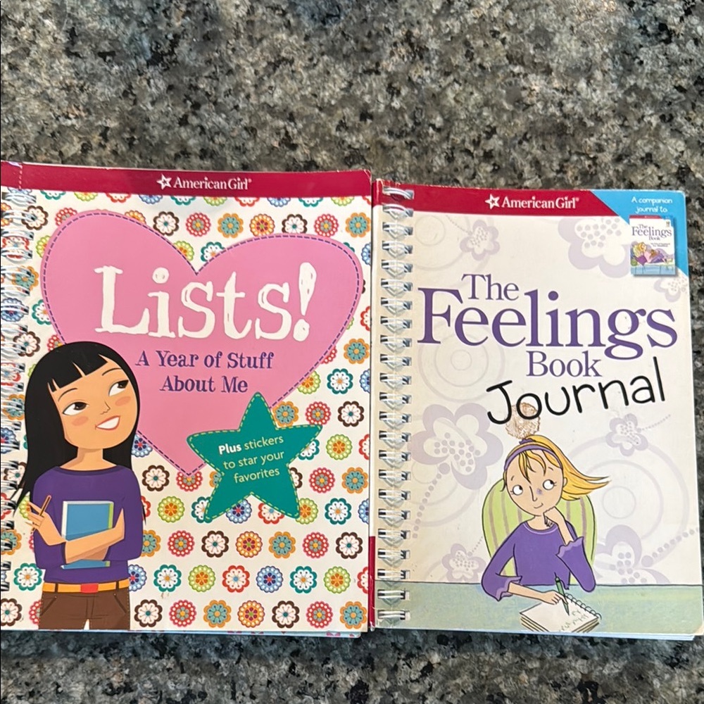 American Girl Lists and Feelings Book Journal Set